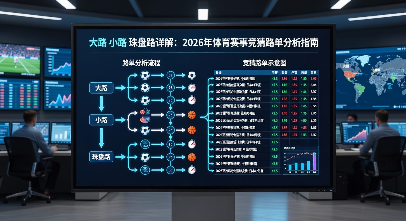 大路 小路 珠盘路详解：2026体育竞猜走势分析