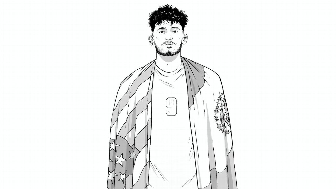 佩皮从埃尔帕索草场走出，通往美国队与世界杯